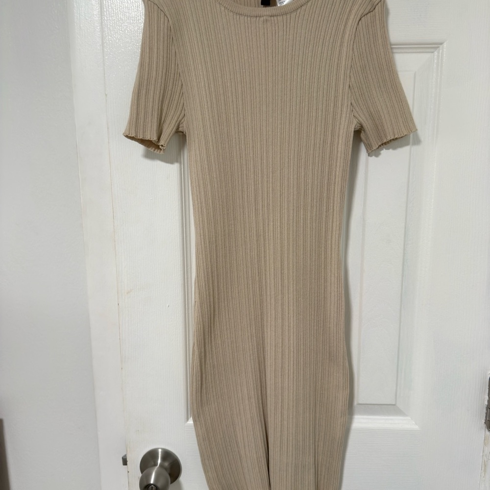 Bodycon Ribbed Knit Dress(2) - Picture 4 of 4